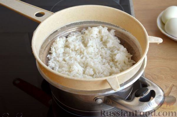 Салат "Мимоза" с рисом