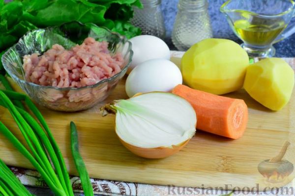 Щавелевый суп с фрикадельками и яйцами